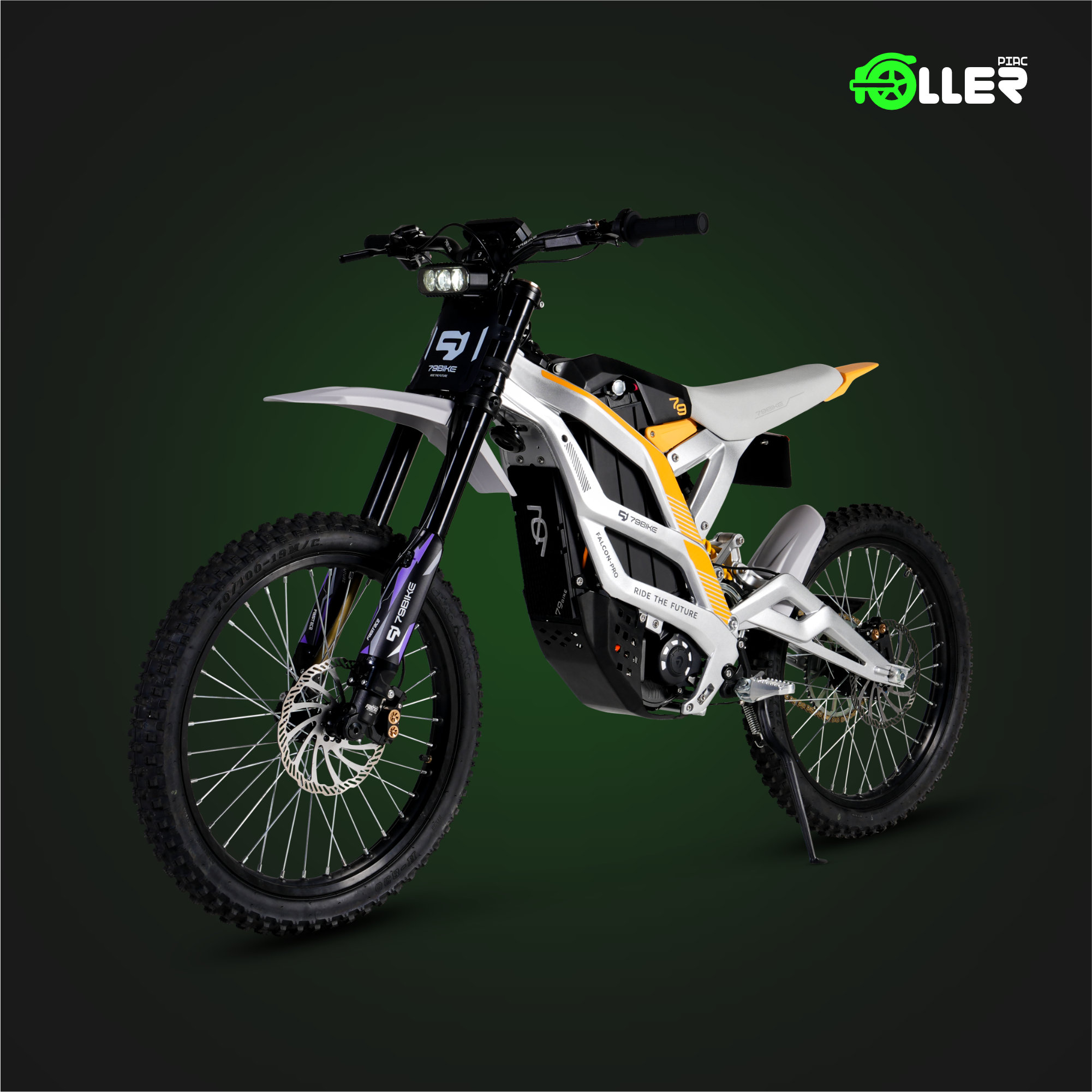 79Bike Falcon Pro (Ezüst-Sárga) UTCALEGÁLIS VERZIÓ