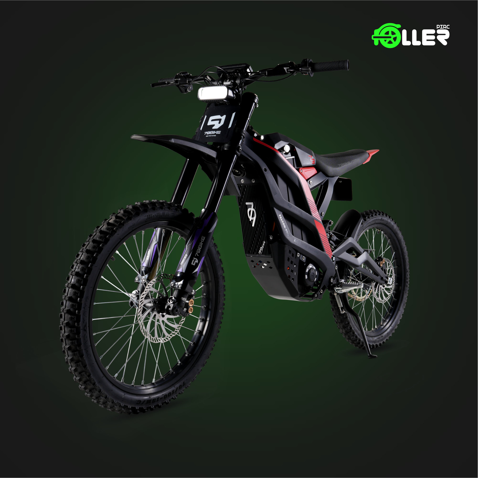 79Bike Falcon Pro (Fekete-Piros)